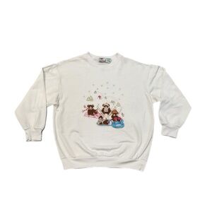 Nutcracker Embroidered Bear Christmas Sweatshirt